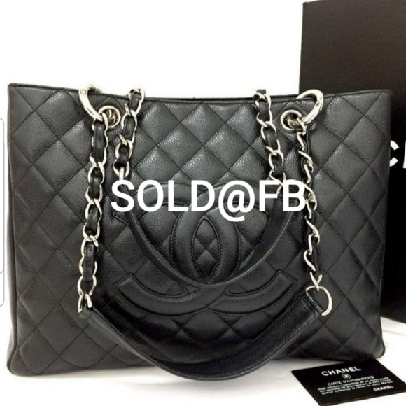 CHANEL Handbags - 100% Auth CHANEL Quilted Matelasse Caviar GST